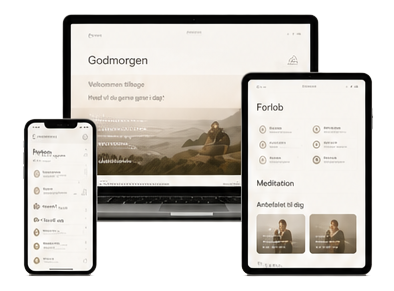 Detox Univers på mobil, tablet og computer